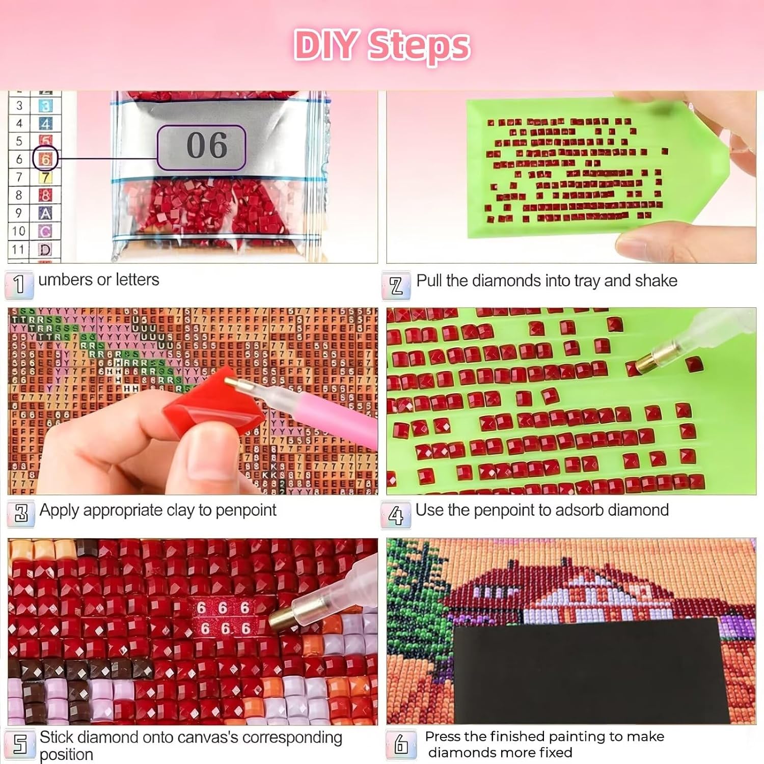 Crocodile Diamond Art 5 Piece Diamond Painting Animal 5D DIY Full Square Drill Dimond Art Paintings Crystal Crafts for Adults Gem Painting for Home Decor, Large Artwork for Wall 60 x 120 Inch,Model426