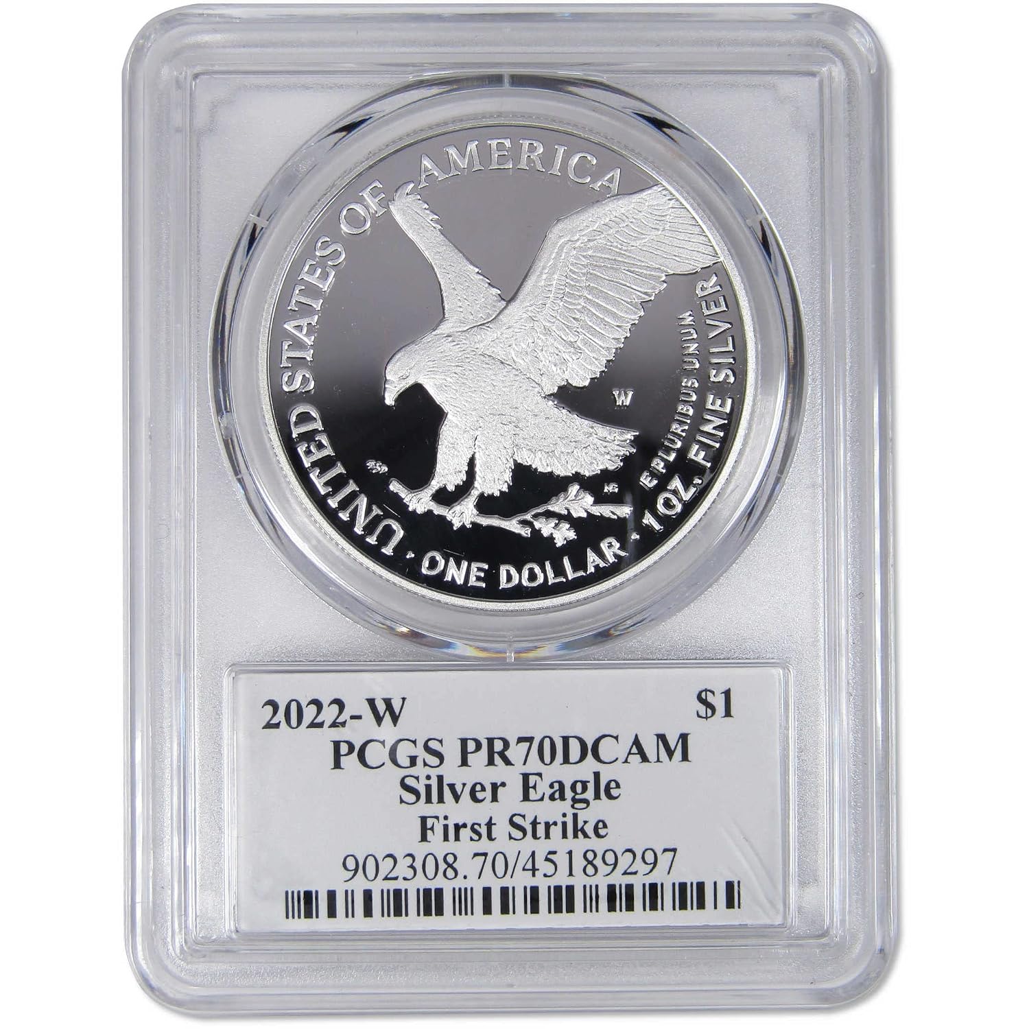 2022 W American Silver Eagle PR 70 DCAM PCGS First Strike SKU:OPC45