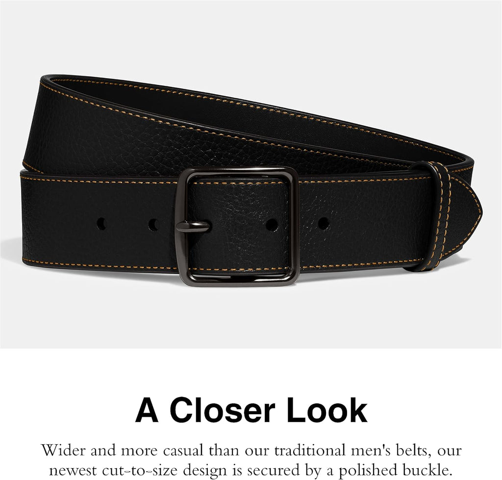 Coach Men's 38mm Harness Belt in Vegetable-tanned Leather