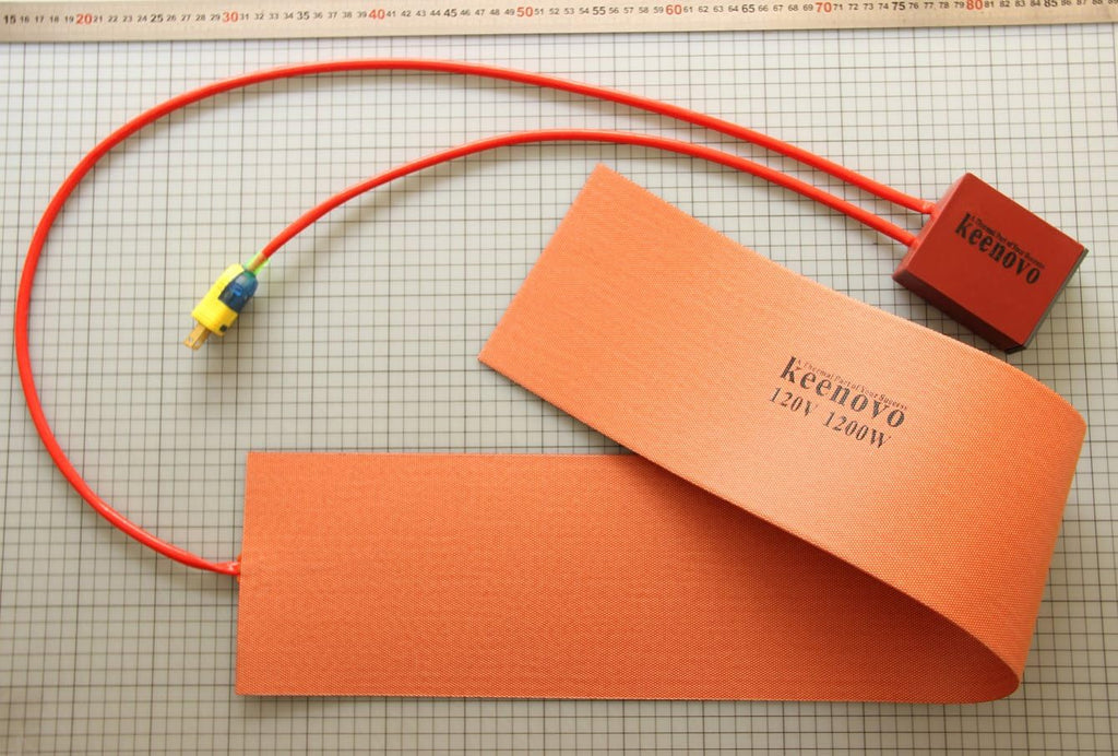 6' X 36' 1200W@120V KEENOVO Silicone Heater Blanket for Musical Instrument Guitar Side Bending/Molding w/Digital Thermostat Controller