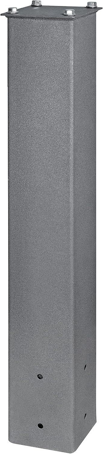 Mail Boss 7205 Package Master Curbside Locking Security Mailbox | Granite 21.5 x 12 x 16.5 inches & 7126 Surface Mount, Granite Mailbox Post