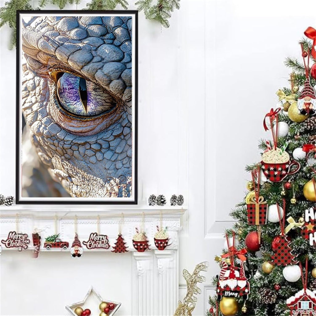 Diamond Art Kits for Adults Eye Diamond Painting Kits, 5D Round Animal Full Drill Dimond Art Paintings Crystal Rhinestones Crafts for Adults for Gift Home Wall Decor, Large Size 36 x 72 Inch, Model771
