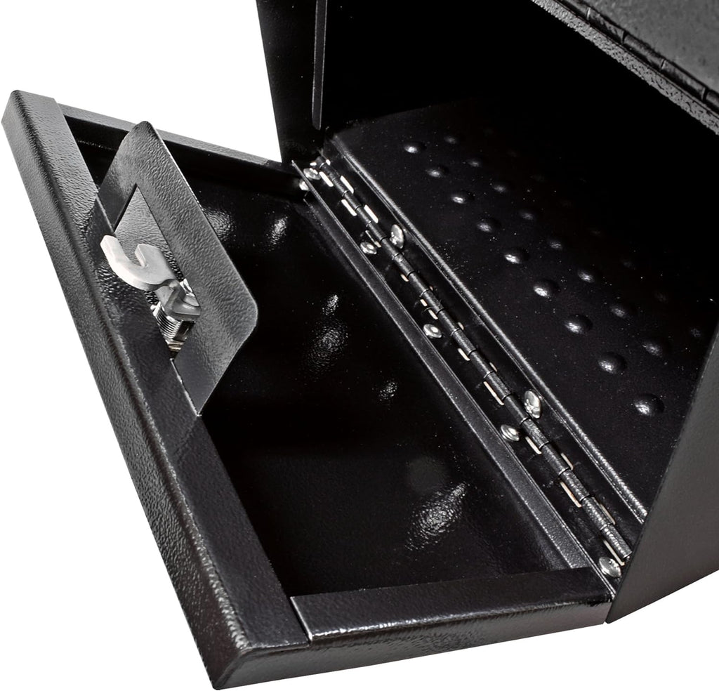 Mail Boss 7206 Package Master Curbside Locking Security Mailbox | Black,Medium