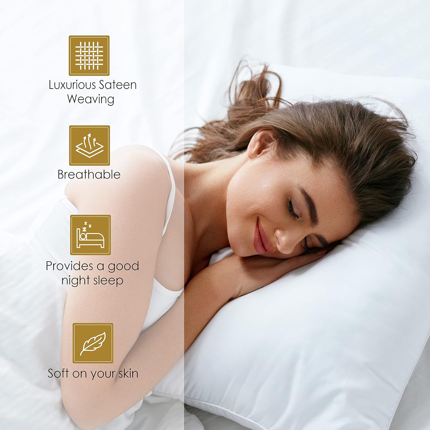 Egyptian Cotton Queen Size Sheet Set, 4Pc Bed Set, Soft & Breathable Percale Weave, Fits 10-12' Deep Pocket, Hotel-Quality 1000 Series Bed Sheets (Leopard Print)