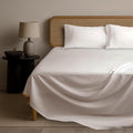 EPITEX Solid 4 Piece Queen Sheet Set - Viscose Derived from Bamboo, 1400 Thread Count, Breathable and Cooling Bed Sheets Set, Luxurious Silky Bedding for Hot Sleeper, Deep Pocket Up to 16'', Beige