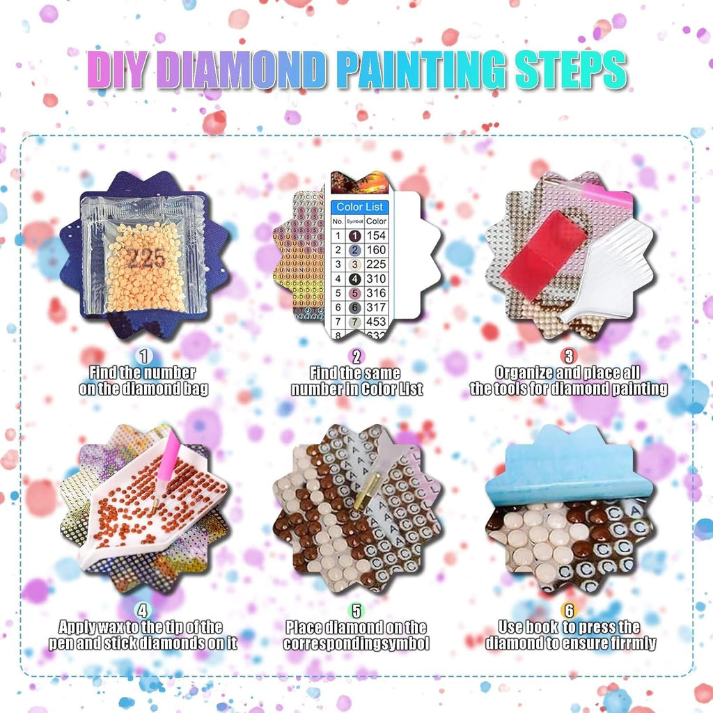 Diamond Art Kits for Adults Sunset Diamond Art Cowboy 5D DIY Round Full Drill Gem Crafts Painting Kits for Adults Beginners，Crystal Rhinestone Mosaic Painting for Home Decor Kids Gift 40x52in KL-688