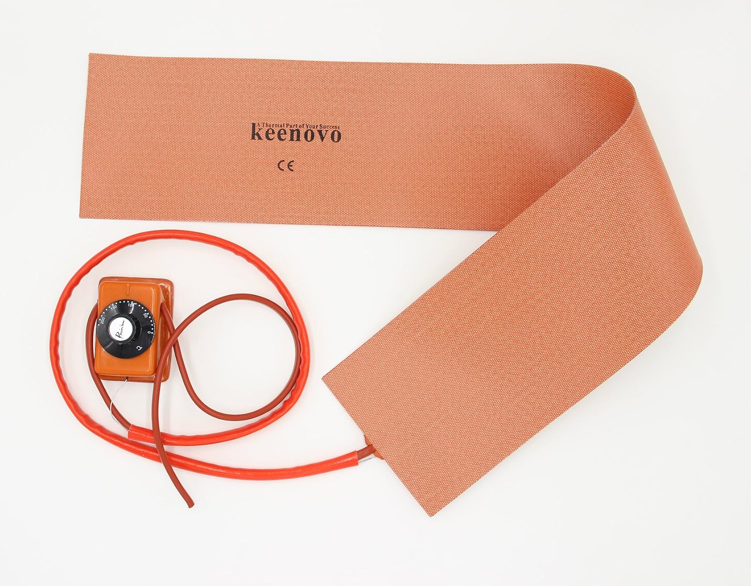 6' X 36' 650W 120V w/Rainbow Thermostat ~200 Deg C KEENOVO Silicone Heater Heat Blanket for Musical Instrument Guitar Side Bending Machines, Custom Design Welcome