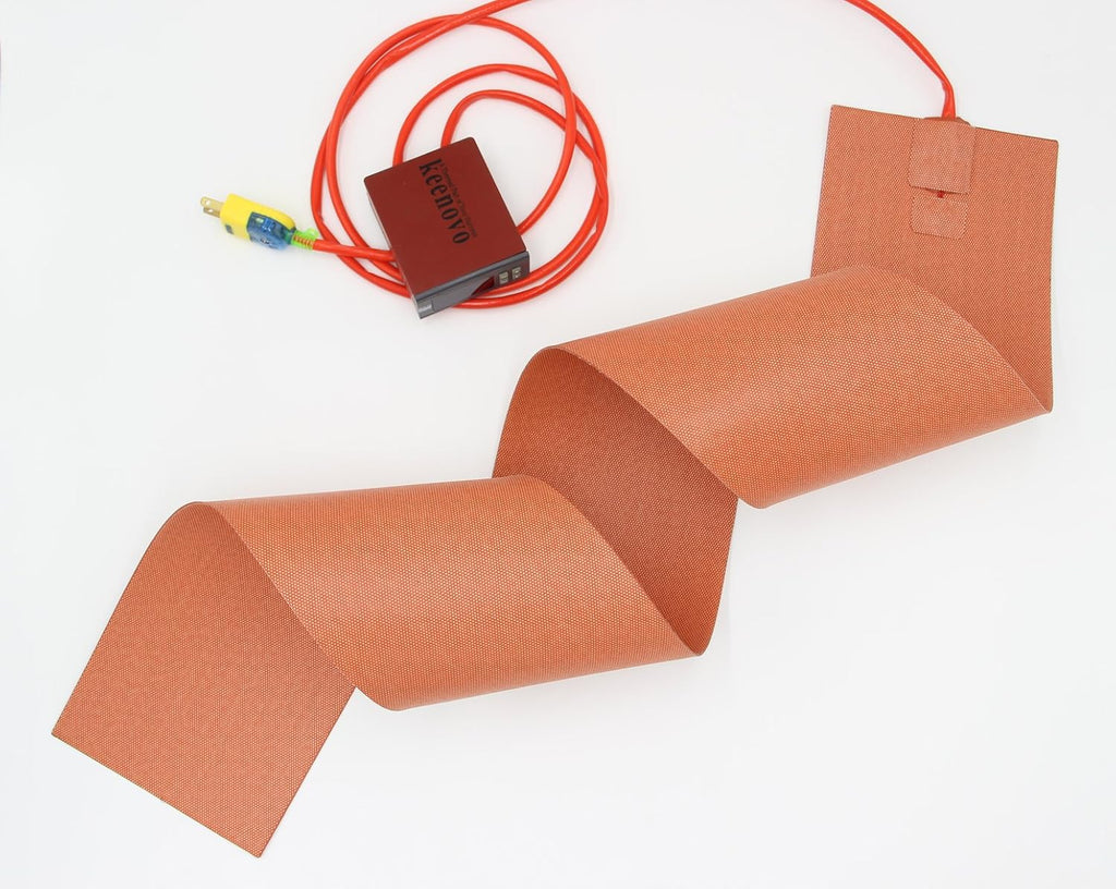 6' X 48' 1200W@120V KEENOVO Silicone Heater Blanket for Musical Instrument Side Bending/Molding Wood Working w/Digital Thermostat Controller