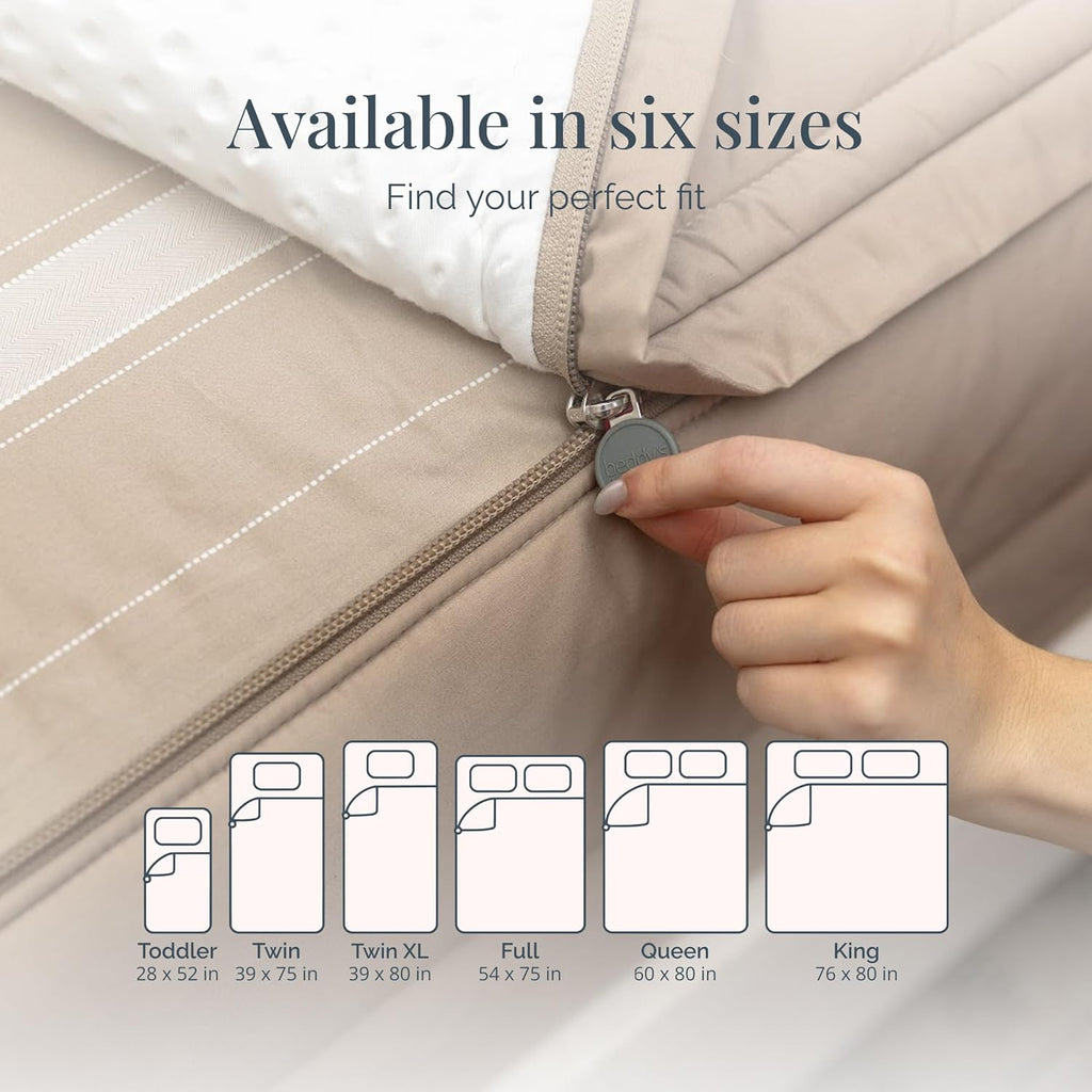 Beddy's All in One Bed in a Bag Zipper Bedding Set, Bottom Sheet, Cuddle Blanket, Comforter, Pillowcase(s) & Sham(s), Minky Interior Sheets with Comforter, Zip Bedding for Dorms, Bunks, Kids & Adults