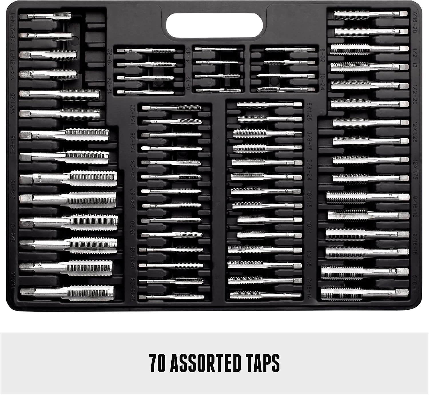 Metric & SAE 261 Piece HSS Drill Thread Repair Kit & 110 Piece Tap & Die Tool Set Bundle - THREAD261-110SAE