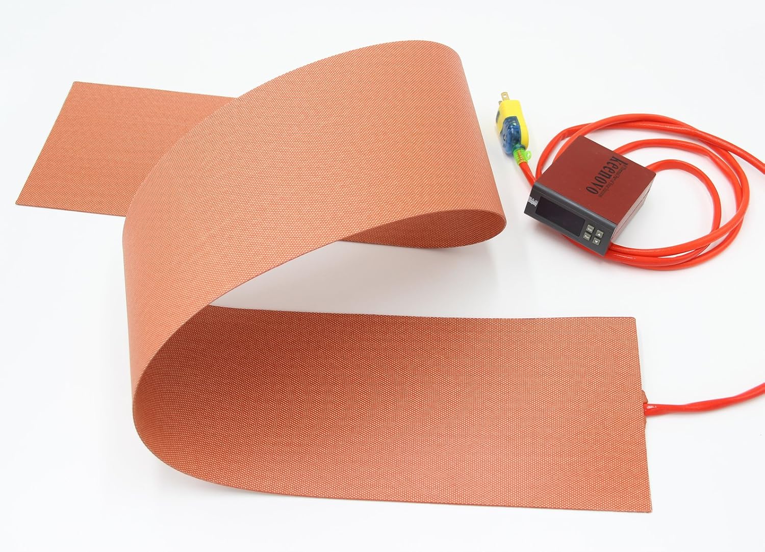 6' X 48' 1200W@120V KEENOVO Silicone Heater Blanket for Musical Instrument Side Bending/Molding Wood Working w/Digital Thermostat Controller