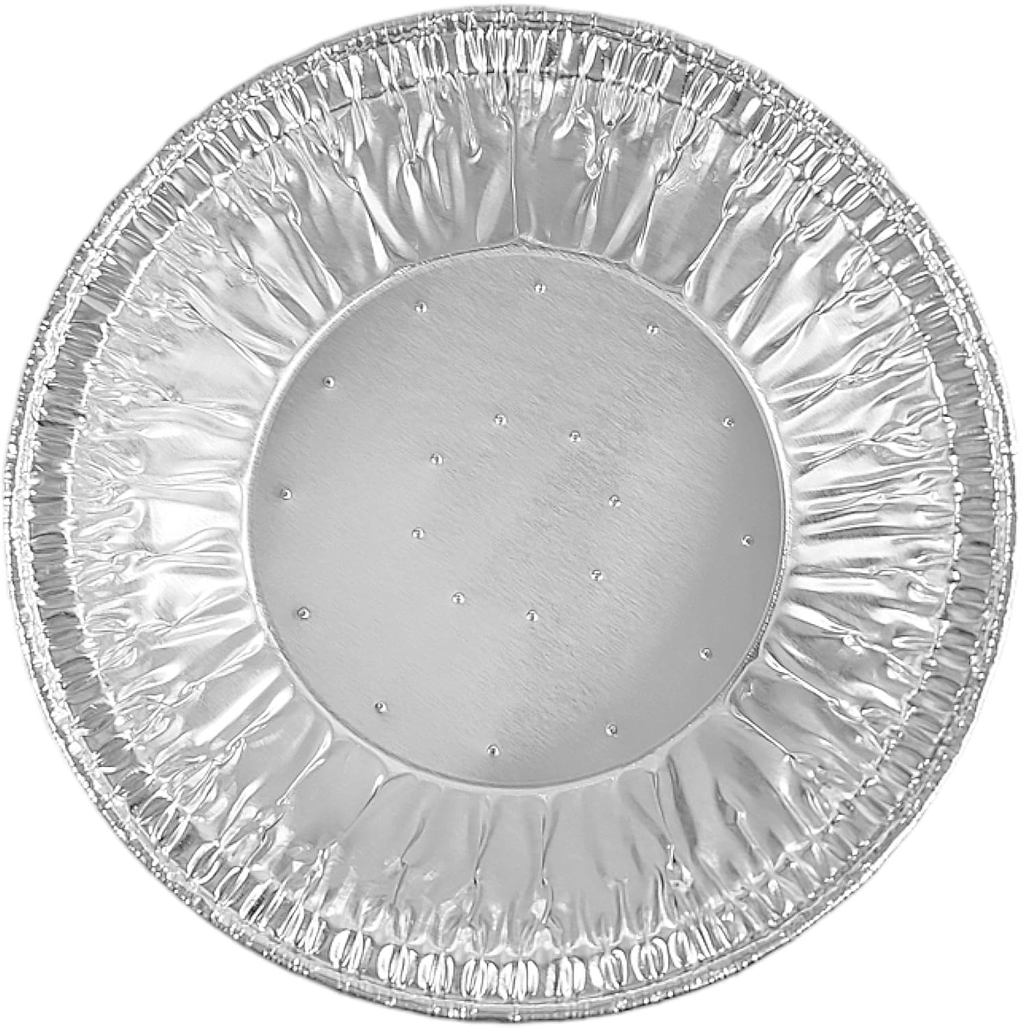 PACTOGO 3' Disposable Lanced Aluminum Foil Tart Pans Mini Silver Baking Pie Tins for Restaurants, Bakeries, Delis (Pack of 2000)