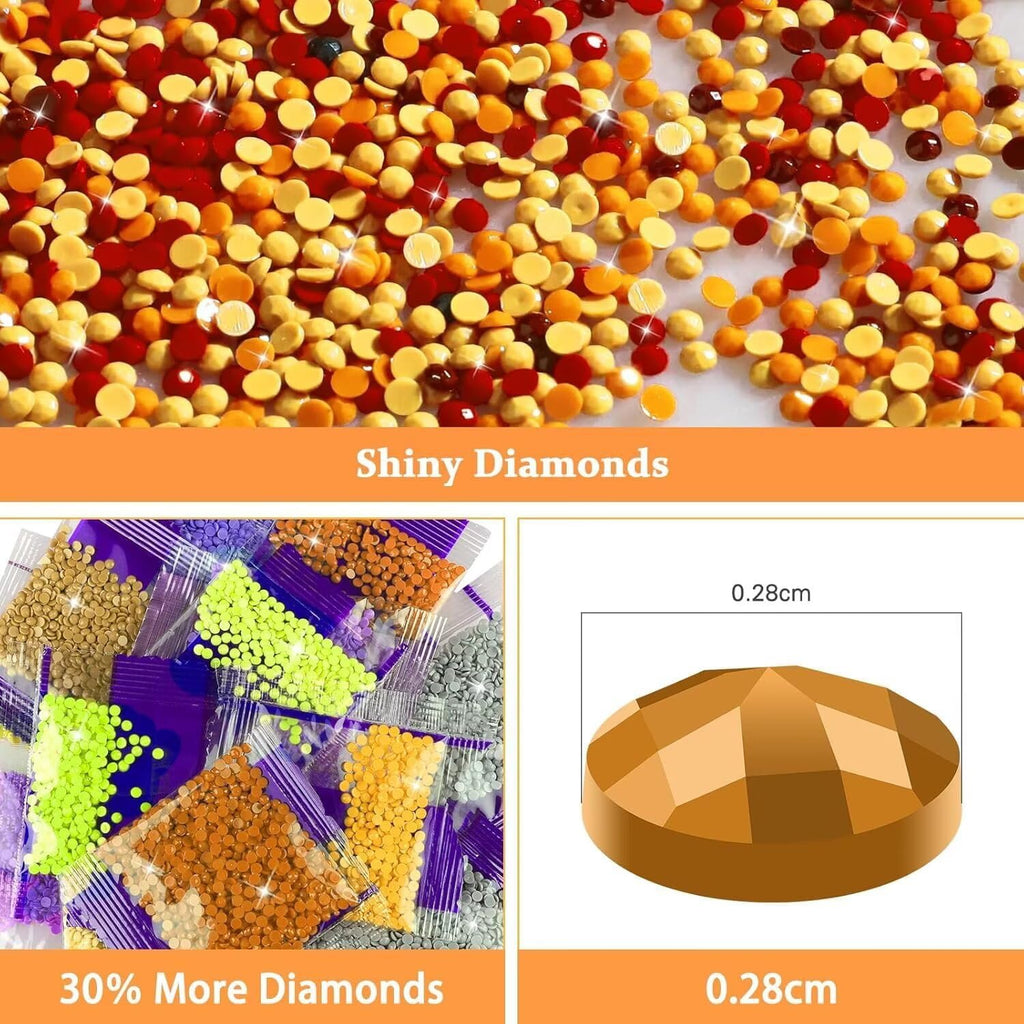 Diamond Art Kits for Adults Dream Diamond Painting Kits, 5D DIY Round Lotus Full Drill Dimond Art Paintings Crystal Rhinestones Crafts for Adults for Home Wall Decor, Large Size 40 x 80 Inch, Model741