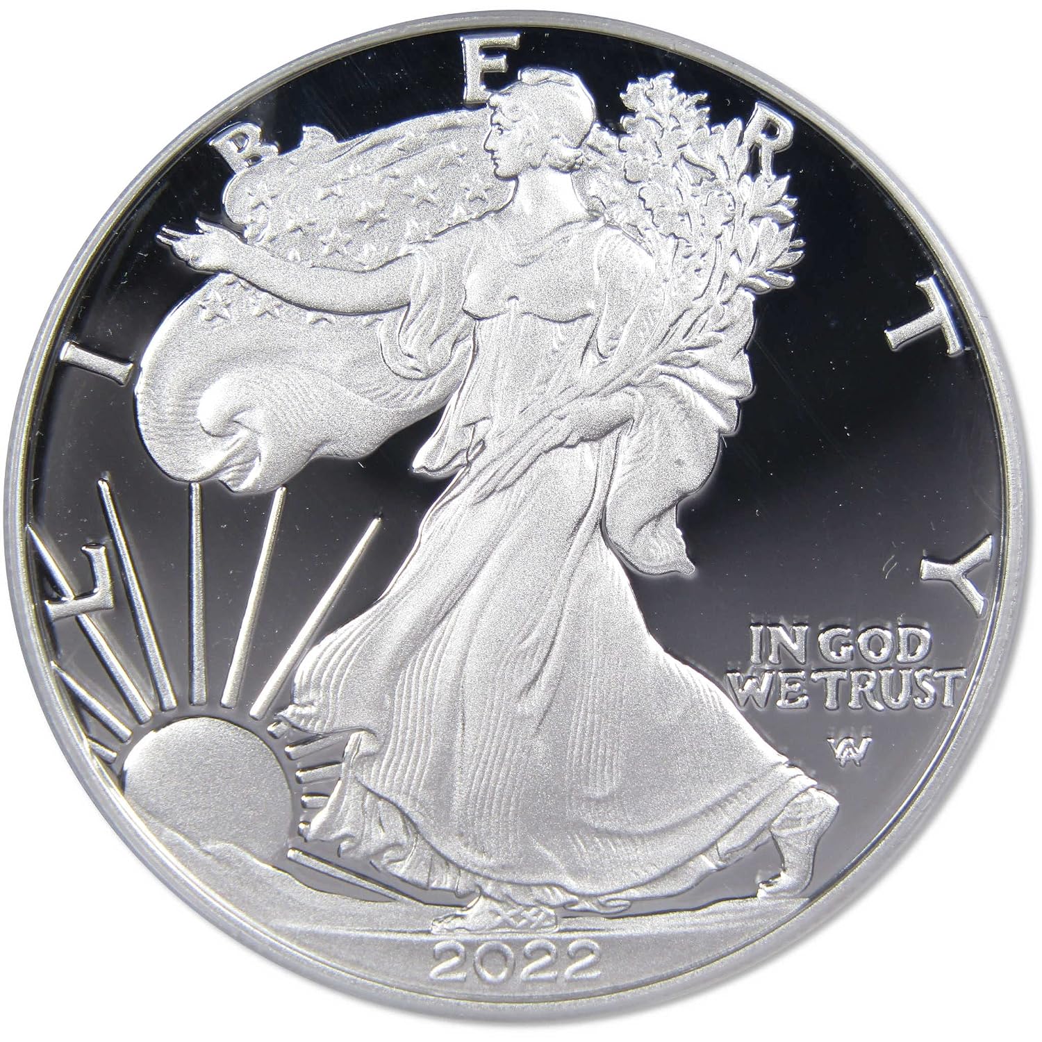 2022 W American Silver Eagle PR 70 DCAM PCGS First Strike SKU:OPC45