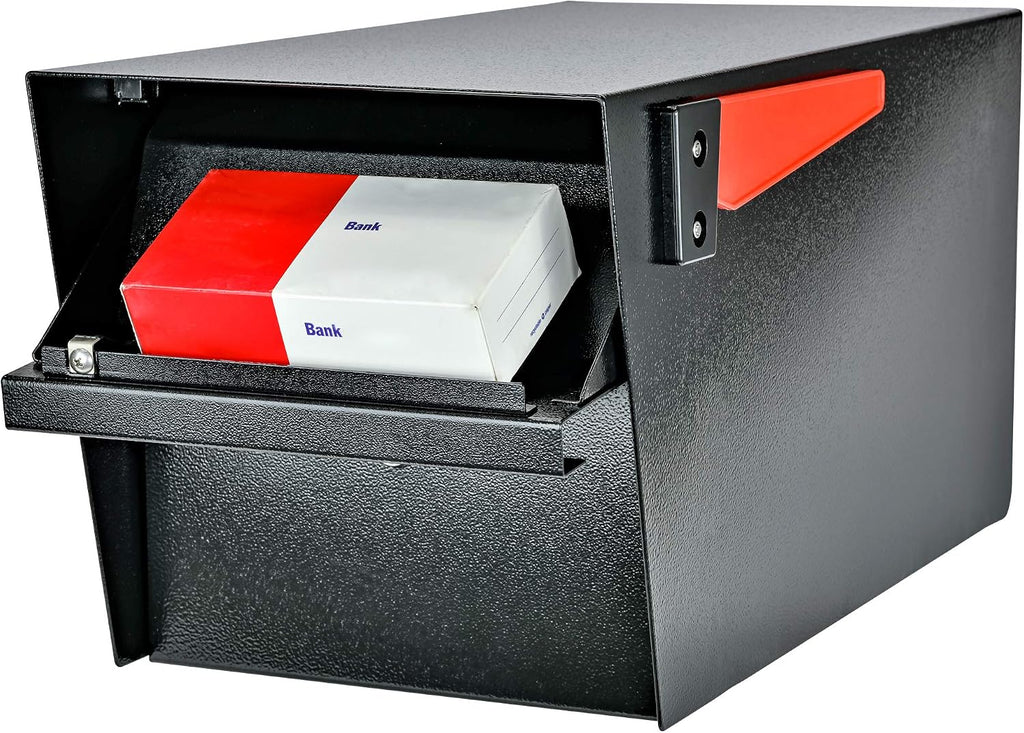 Mail Boss 7536 Street Safe Latitude Locking Security Mailbox, Black
