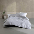 Calvin Klein - King Duvet Cover Set, Luxuriously Soft Home Decor, Modern Cotton Ribbed Matelasse Bedding (Grey Blue Heather, King)