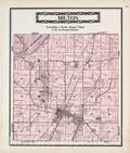 Historic 1917 Wall Map - Standard Atlas of Rock County, Wisconsin : Including a plat Book of The Villages, Cities and townships - Milton 44in x 52in