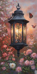 Diamond Art Kits for Adults Butterfly Diamond Painting Kits, 5D DIY Round Oil Lamp Full Drill Dimond Art Paintings Crystal Crafts for Adults for Gift Home Wall Decor, Large Size 40 x 80 Inch, Model735