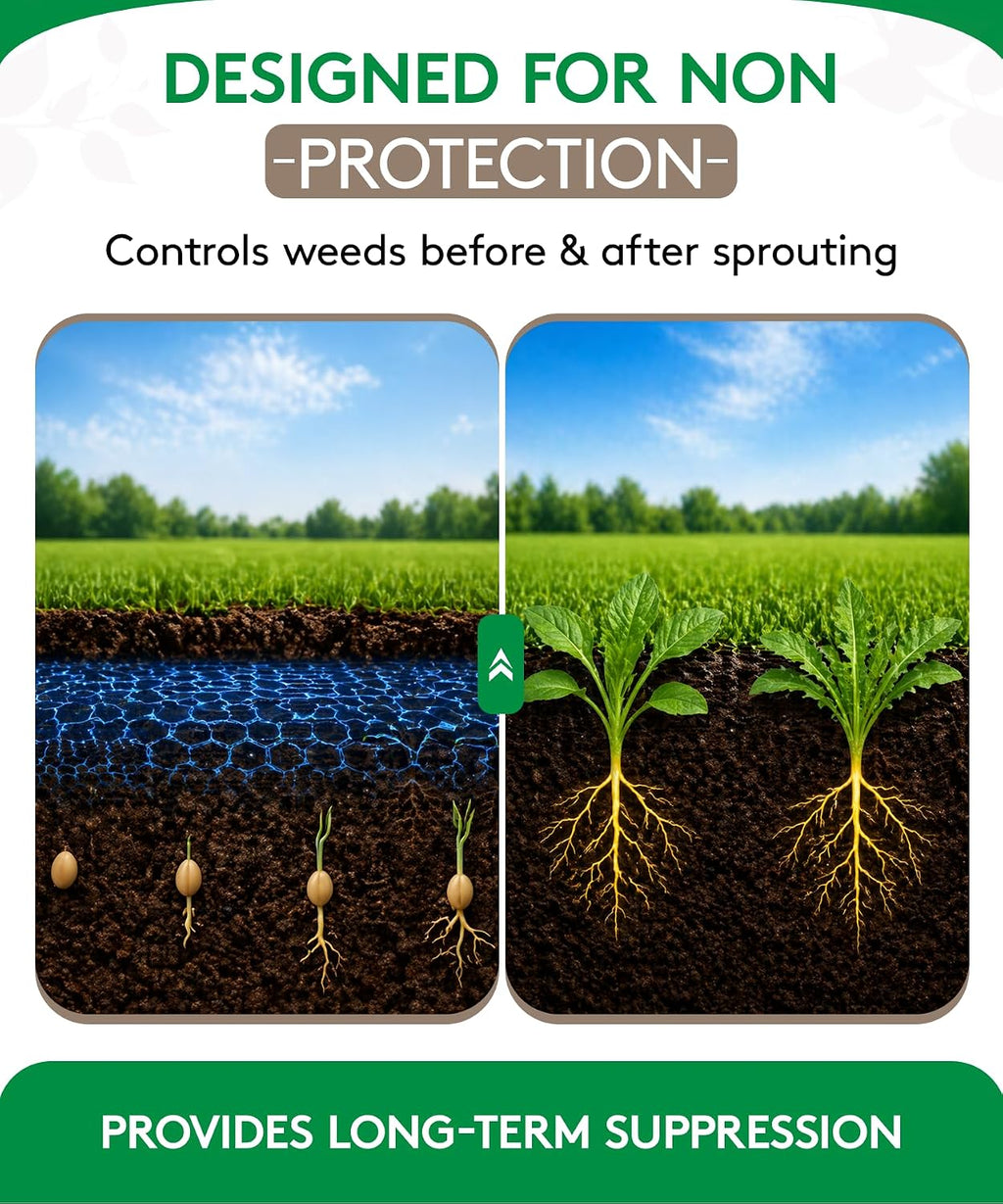 Alligare Diuron 80 DF Herbicide - Pre and Post Emergent Weed Killer for Industrial & Non-Crop Areas - Controls Crabgrass, Ryegrass & Broadleaf Weeds - Dry Granules for Ground Application - 25 lb