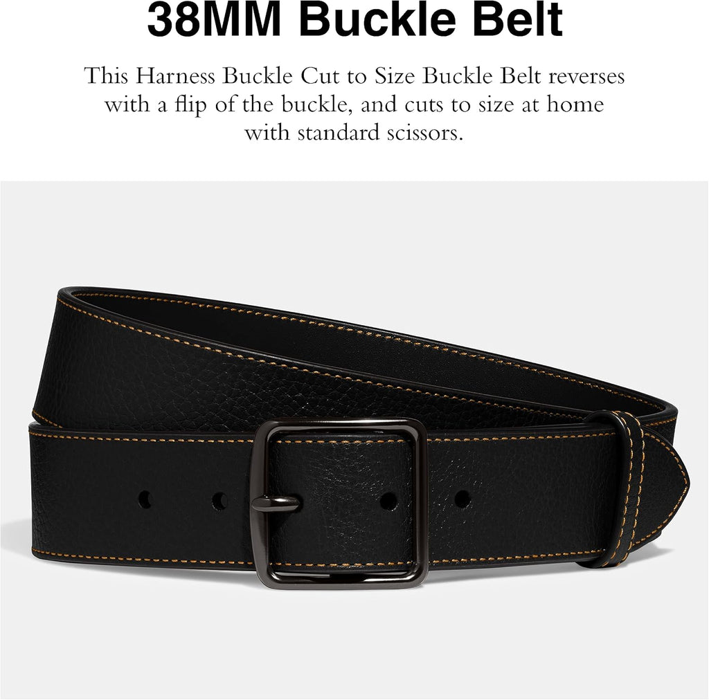 Coach Men's 38mm Harness Belt in Vegetable-tanned Leather