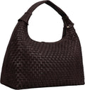 ANTONIO VALERIA Addison Braided Leather Tote Bag for Women