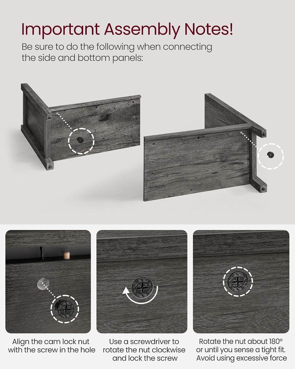VASAGLE LIRY Collection - Storage Cabinet, Buffet Cabinet, Sideboard, Credenza, with Adjustable Shelves, for Living Room, Entryway, Antique Charcoal ULSC381T04