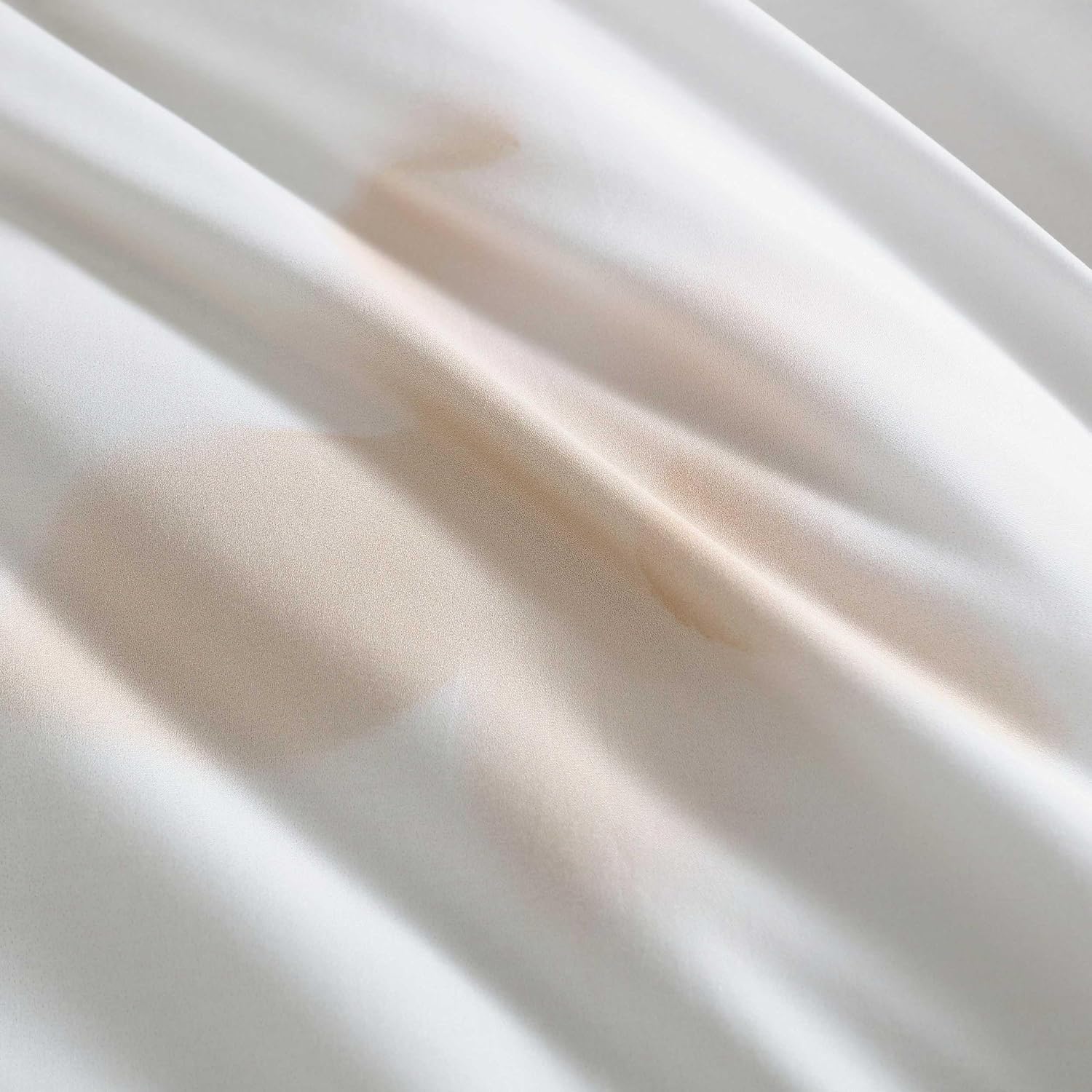 Calvin Klein - Queen Comforter Set, Cotton Sateen Bedding with Shams, Soft and Breathable, Smooth Silky Feel with Subtle Sheen, Lightweight All-Season Comforter, Liquid Floral Beige