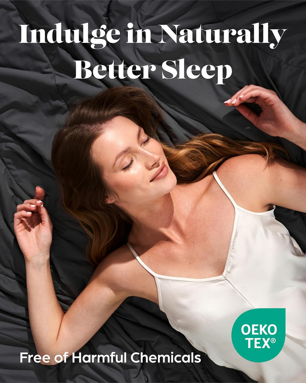 Lavish Comforts Cooling Comforter Queen Size 90x90, Cooling Blanket for Hot Sleepers & Night Sweats, Breathable Lightweight All Season Bedding Comforter, Soft Dark Grey Duvet Insert