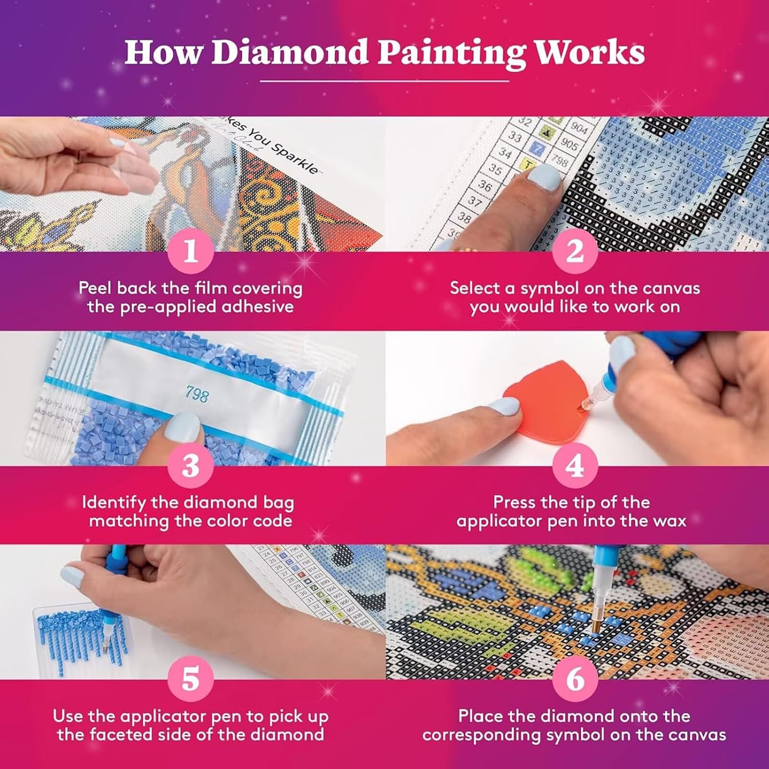 Flower Diamond Art Kits for Adults, Tree 5D Diamond Painting Kit, 5D DIY Full Drill Dimond Art Paintings, DIY Dimond Gem Crafts for Adults Beginners, Wall Decor for Bedroom, Gifts, 40x54in 6-3025