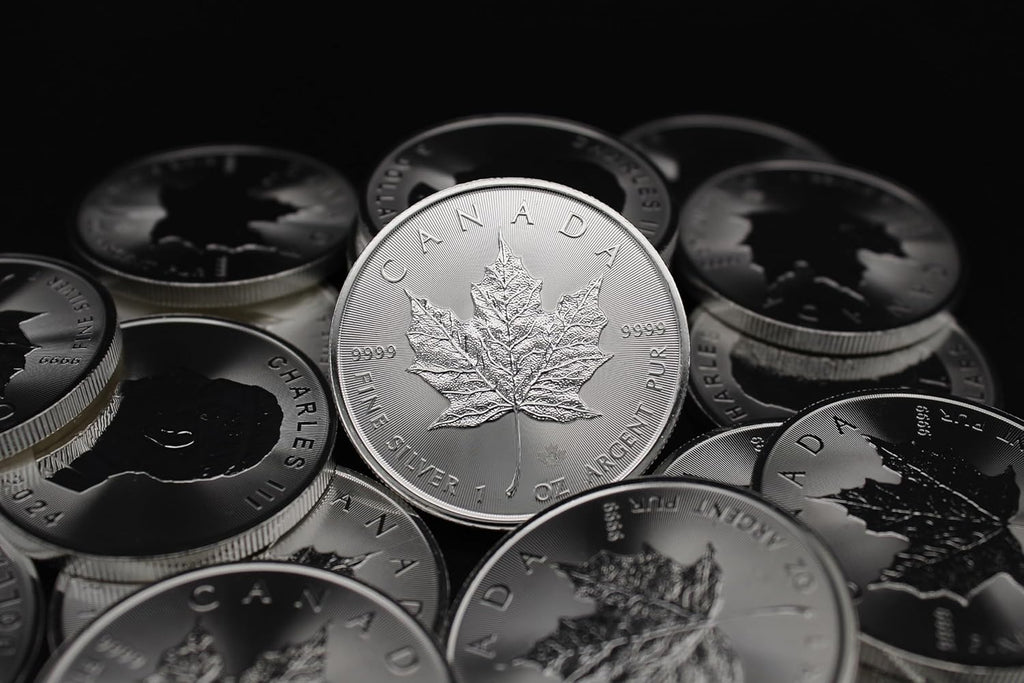 1988 - Present (Random Year) 1 oz Canadian Silver Maple Leaf Coin Brilliant Uncirculated with Certificate of Authenticity $5 Seller BU