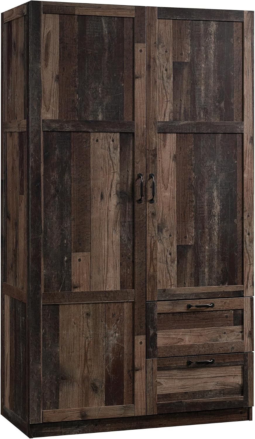 Sauder Miscellaneous Storage Wardrobe/Storage Cabinet/Pantry Cabinet, Reclaimed Pine Finish | Miscellaneous Storage