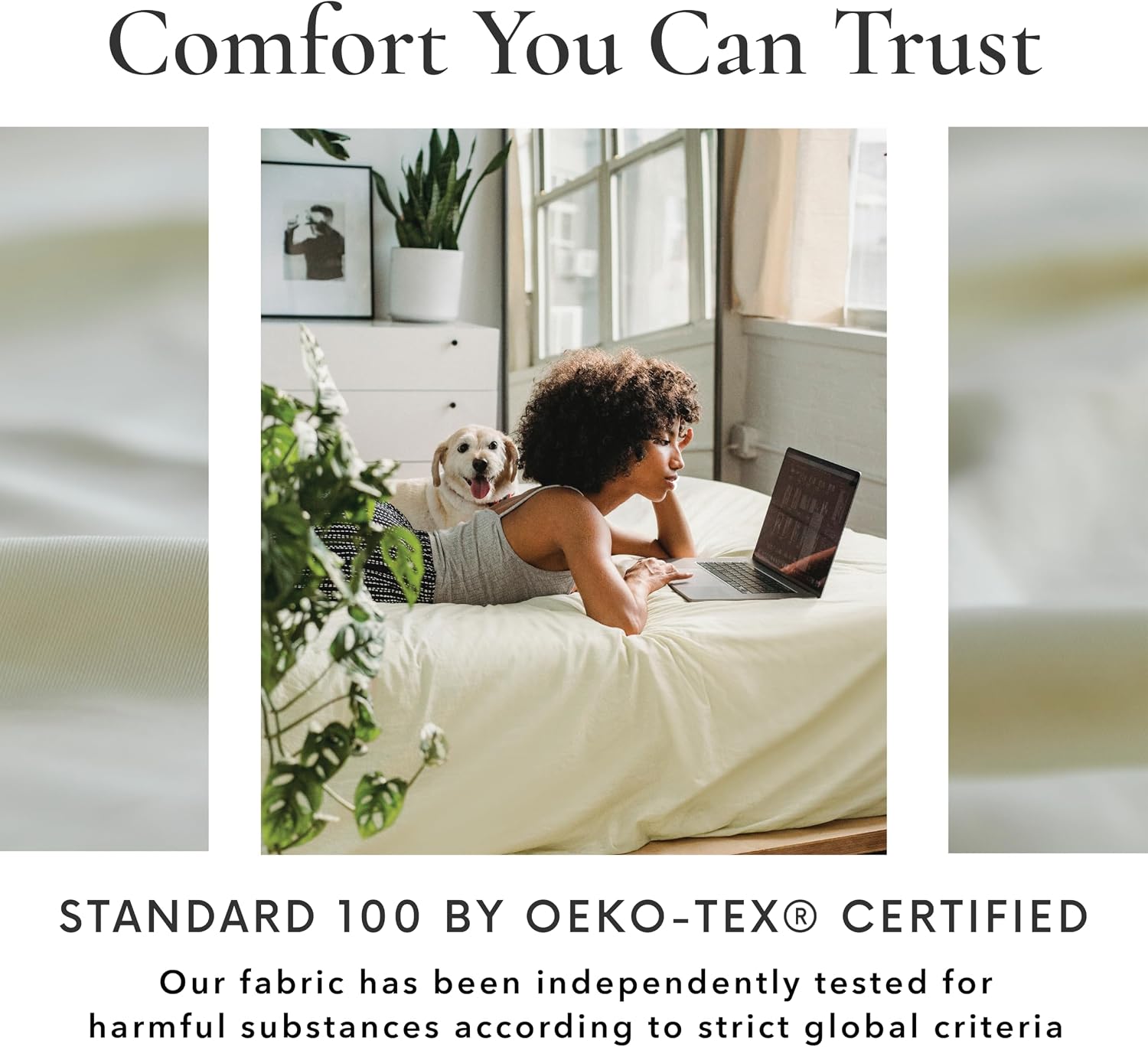Bamboo Bay 6 Piece Full Size Sheet Set, 100% Viscose Made from Bamboo, Breathable, Ultra Soft Cooling Bed Sheets for Hot Sleepers, Beddings with Deep Pockets Fit 16' Mattress, Ivory