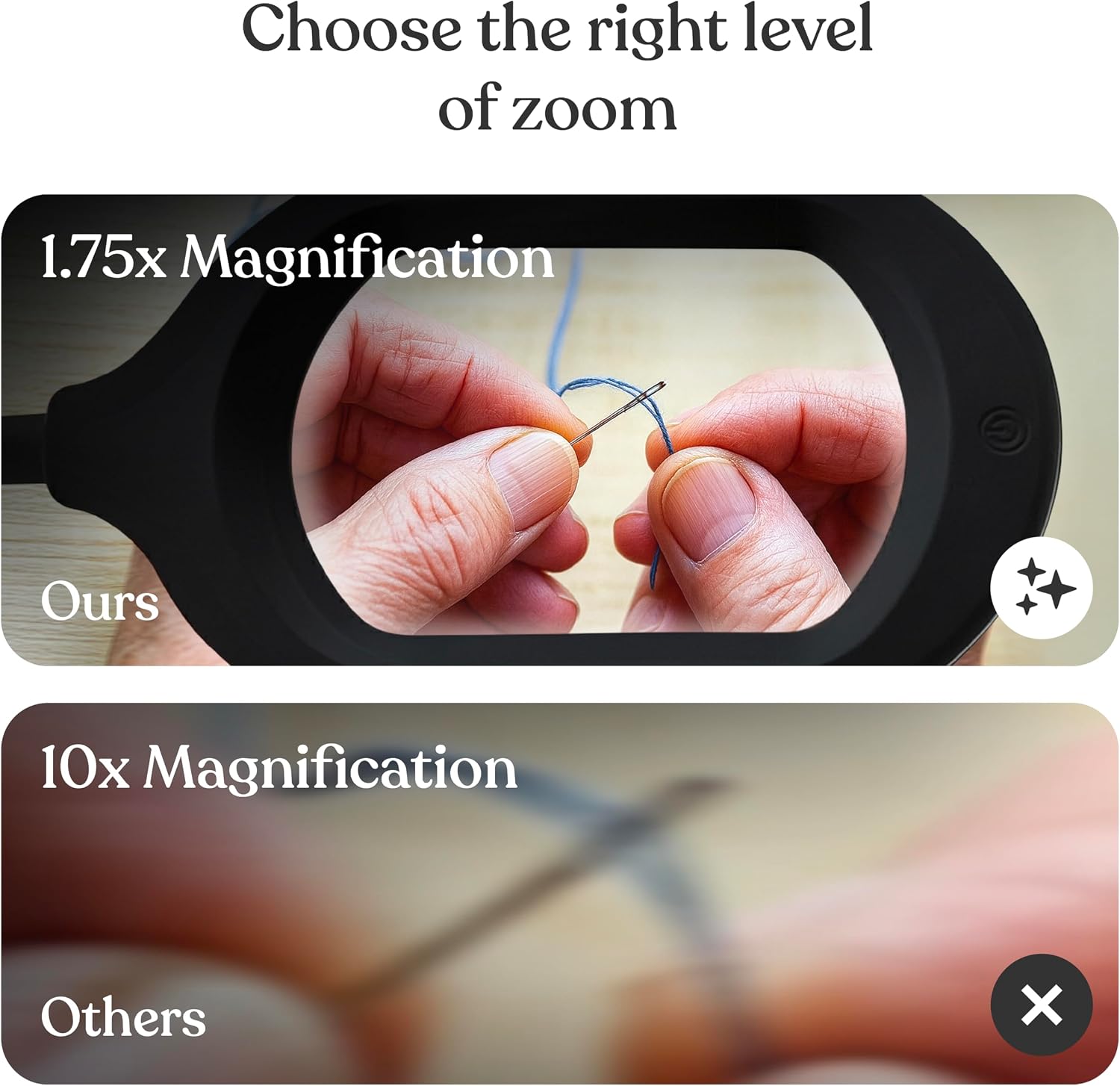 Brightech LightView Pro Magnifying LED Desk Lamp with Flexibility & Durability, 3 in 1 LED Glass Magnifier, Work Light for Hobbies & Reading - Black