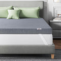 Firm Queen Mattress Topper with Cooling Gel & Bamboo Charcoal, 3 Inch Firm Queen Memory Foam Mattress Topper for Pain Pressure Relief