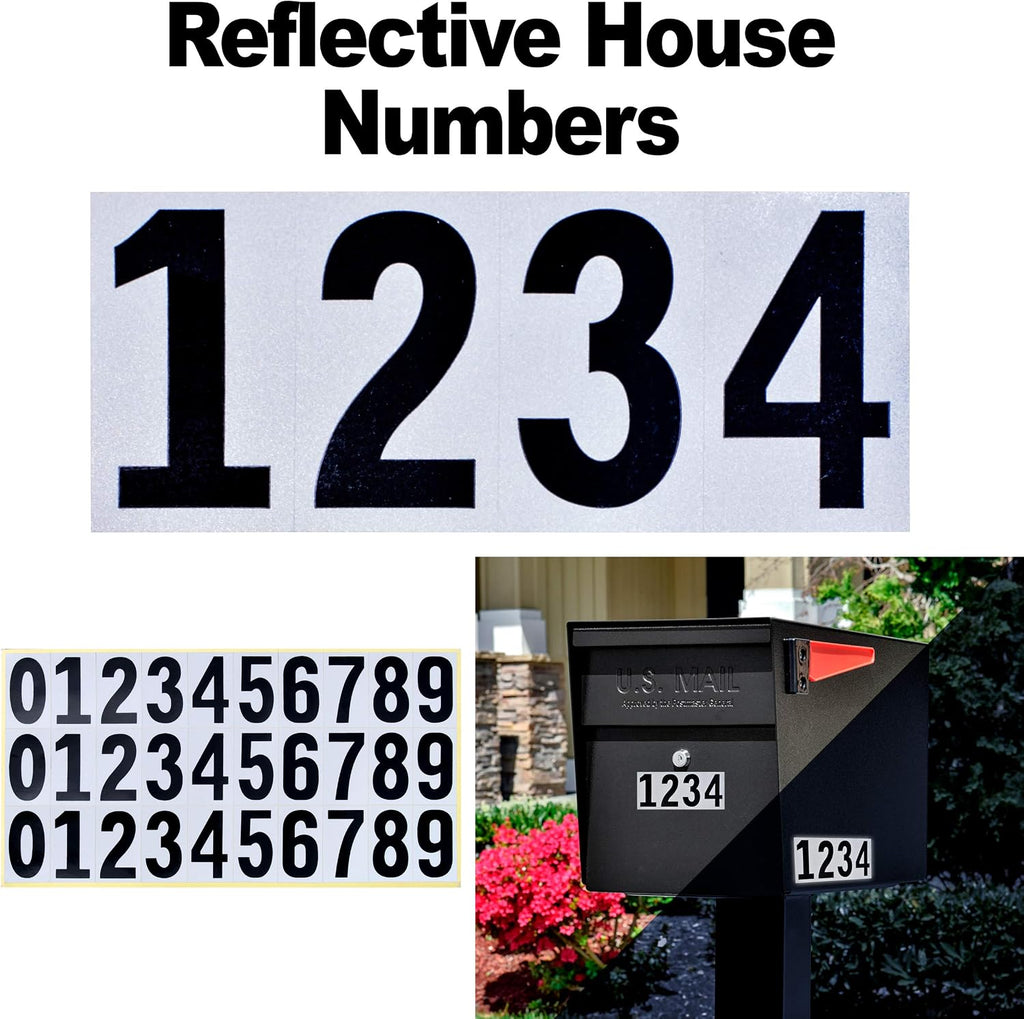 Mail Boss 7106 Curbside Steel Post Mount Security Locking Mailbox, Black, Extra Large, 21 in. D x 11.125 in. W x 13.75 in. H