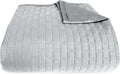 BedVoyage Luxury King Coverlet, 100% Viscose Derived from Bamboo, Reversible Cooling Quilt, Lightweight Bedspreads & Breathable Blanket, 110x98 Ultra Silky Soft & Temperature Regulating, King - Stone