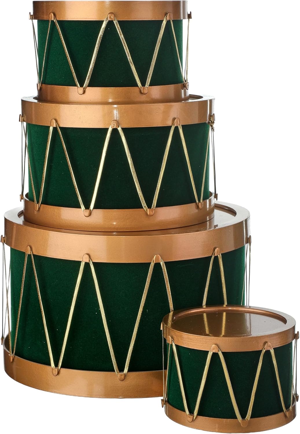 Regency International VP Flocked Drum with Rope Container