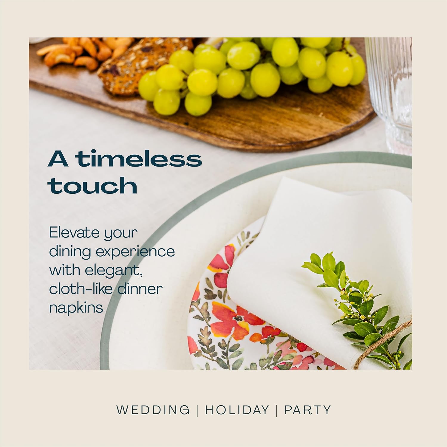 1000-Pack Disposable Guest Towel Paper Napkin - Disposable Cloth-Like Guest Towels - Made In USA, Soft And Absorbent Tissue Paper For Kitchen, Bathroom, Party, Wedding, Or Event