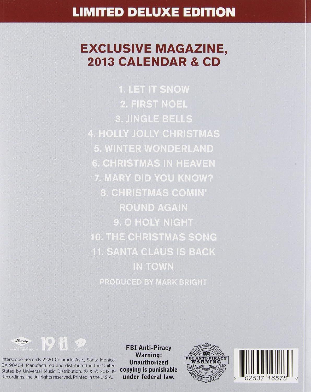 Christmas with Scotty McCreery Limited Deluxe Edition with Exclusive Magazine and CD