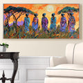 Diamond Art Kits for Adults Africa Diamond Painting Kits, 5D DIY Square Woman Full Drill Dimond Art Paintings Crystal Rhinestones Crafts for Adults for Home Wall Decor, Large Size 36 x 72 Inch,Model42