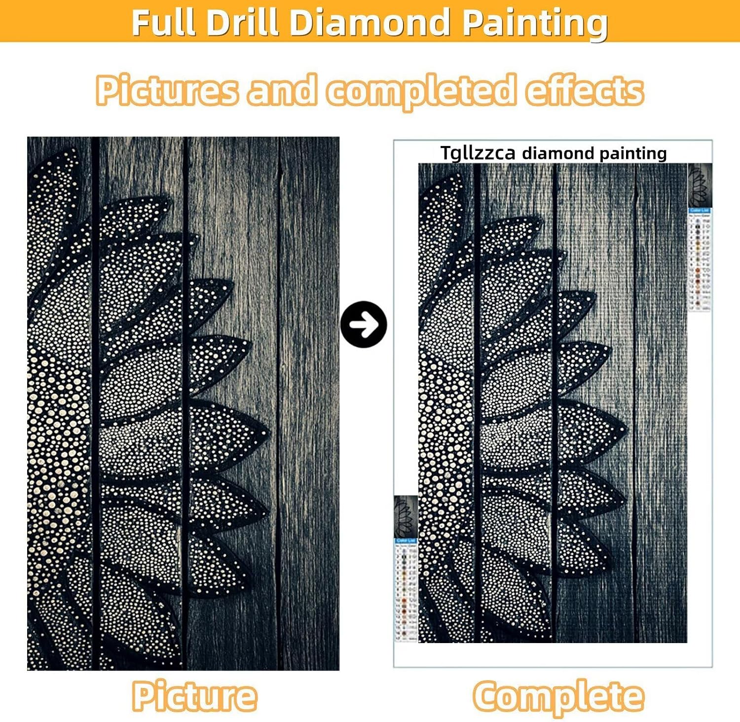 Diamond Art Kits for Adults Sunflower Diamond Painting Kits, 5D DIY Round Flower Full Drill Dimond Art Paintings Crystal Crafts for Adults for Gift Home Wall Decor, Large Size 36 x 72 Inch, Model705