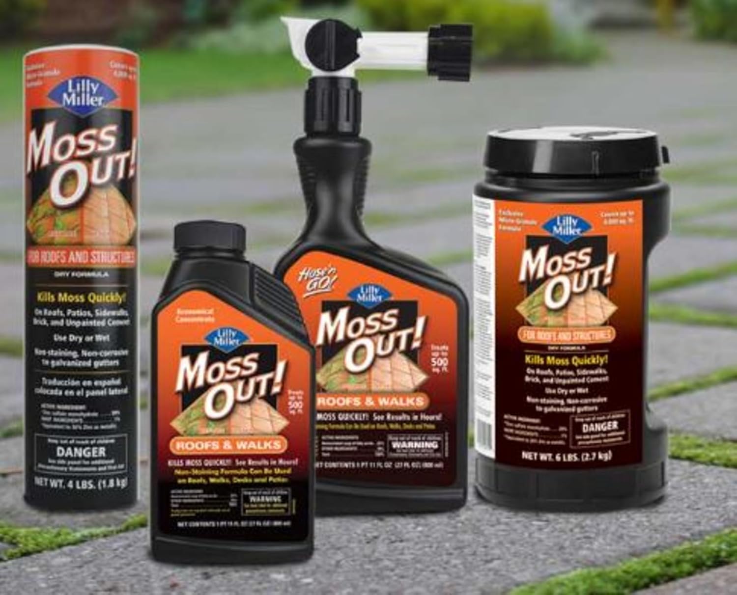 Central Garden Brands Moss Out Roofs, 27-Ounce (Pack of 6)