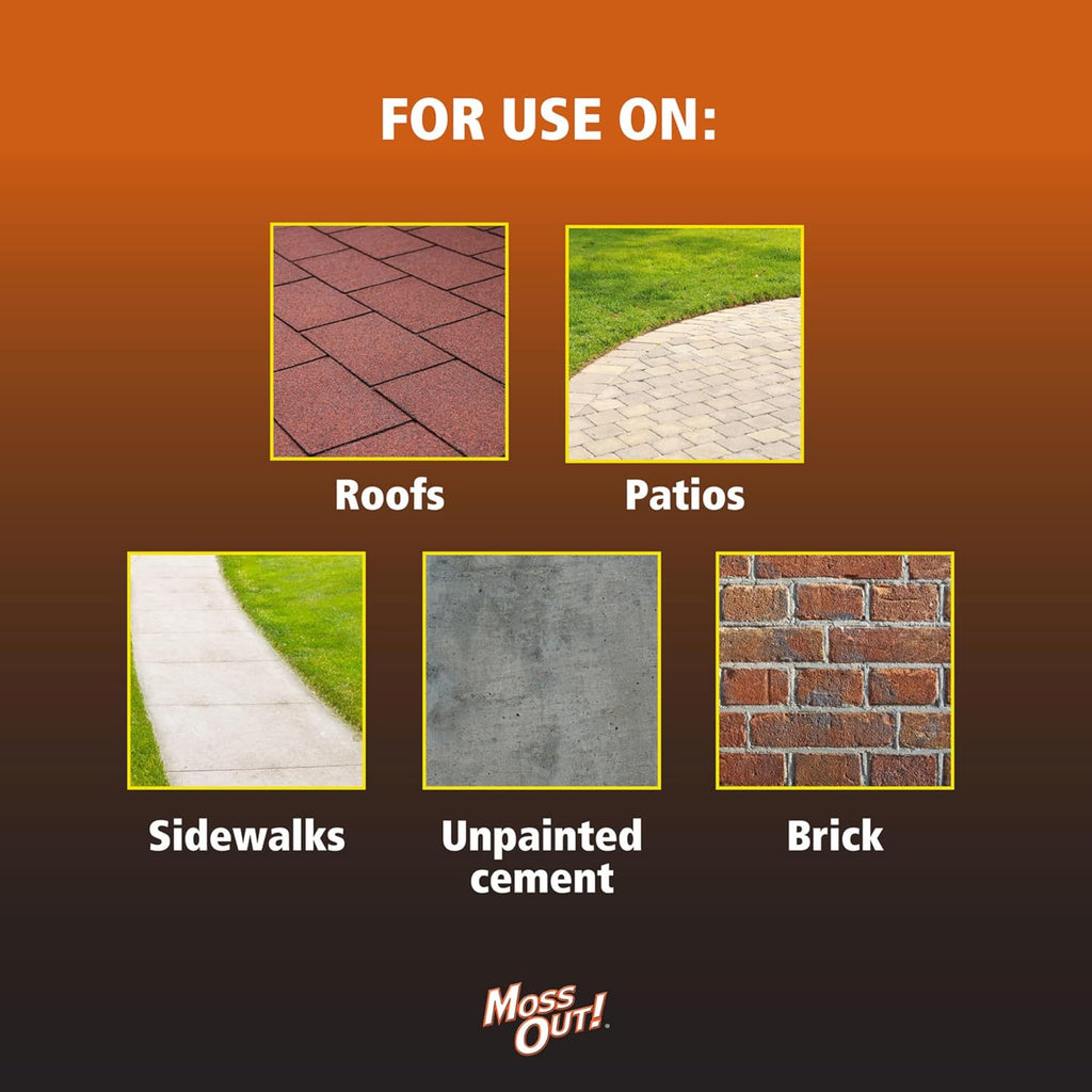 Central Garden Brands Moss Out Roofs, 27-Ounce (Pack of 6)