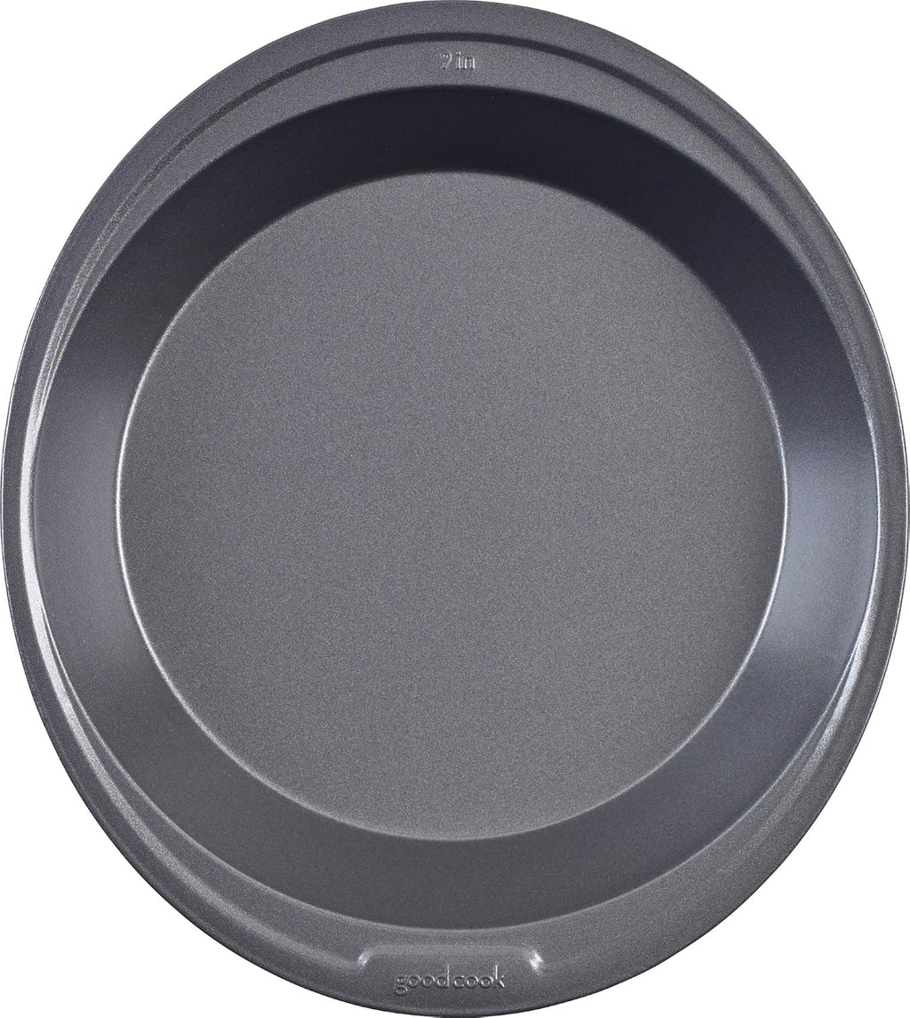 GoodCook Everyday Nonstick Steel Pie Pan, 9', Gray (Pack of 12)