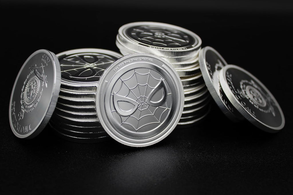 2023-1 oz Niue Silver Marvel Spider-Man Coin Brilliant Uncirculated with Certificate of Authenticity $2 Seller BU