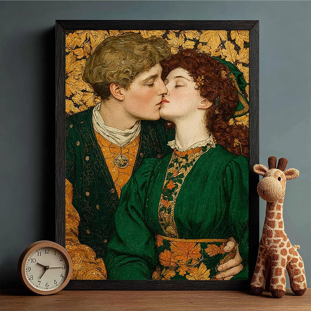 Kiss Diamond Art Kits for Adults, Love 5D Diamond Painting, Full Drill Dimond Art Paintings for Beginners, DIY Pictures Gem Crafts for Adults, Hobbies for Women, Fall Decor, Gifts, 40x54in P-1237
