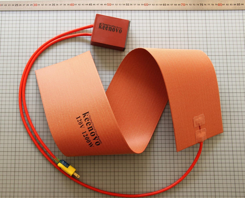 6' X 36' 1200W@120V KEENOVO Silicone Heater Blanket for Musical Instrument Guitar Side Bending/Molding w/Digital Thermostat Controller
