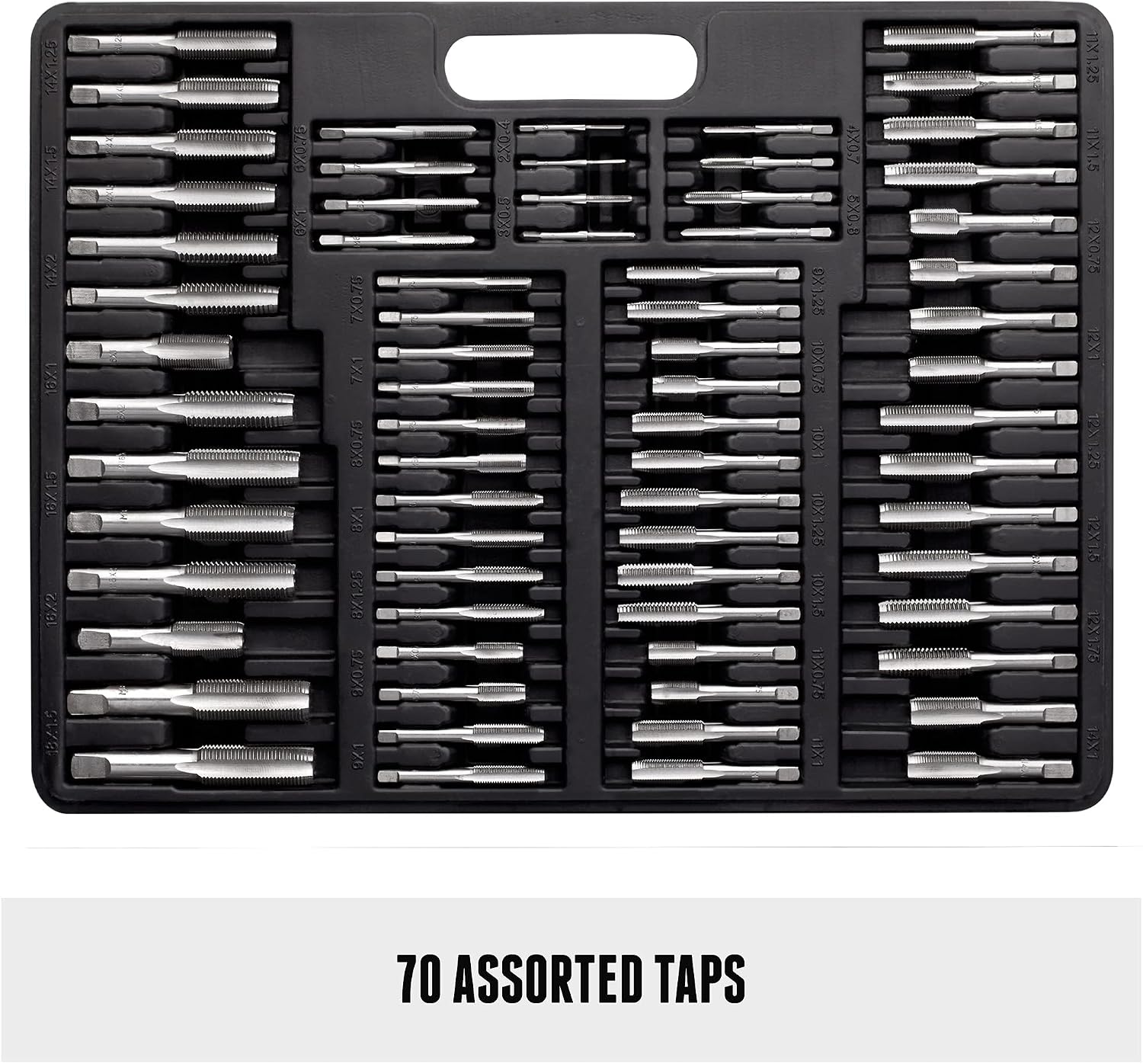 Metric & SAE 261 Piece HSS Drill Thread Repair Kit & 110 Piece Tap & Die Tool Set Bundle - THREAD261-110MM