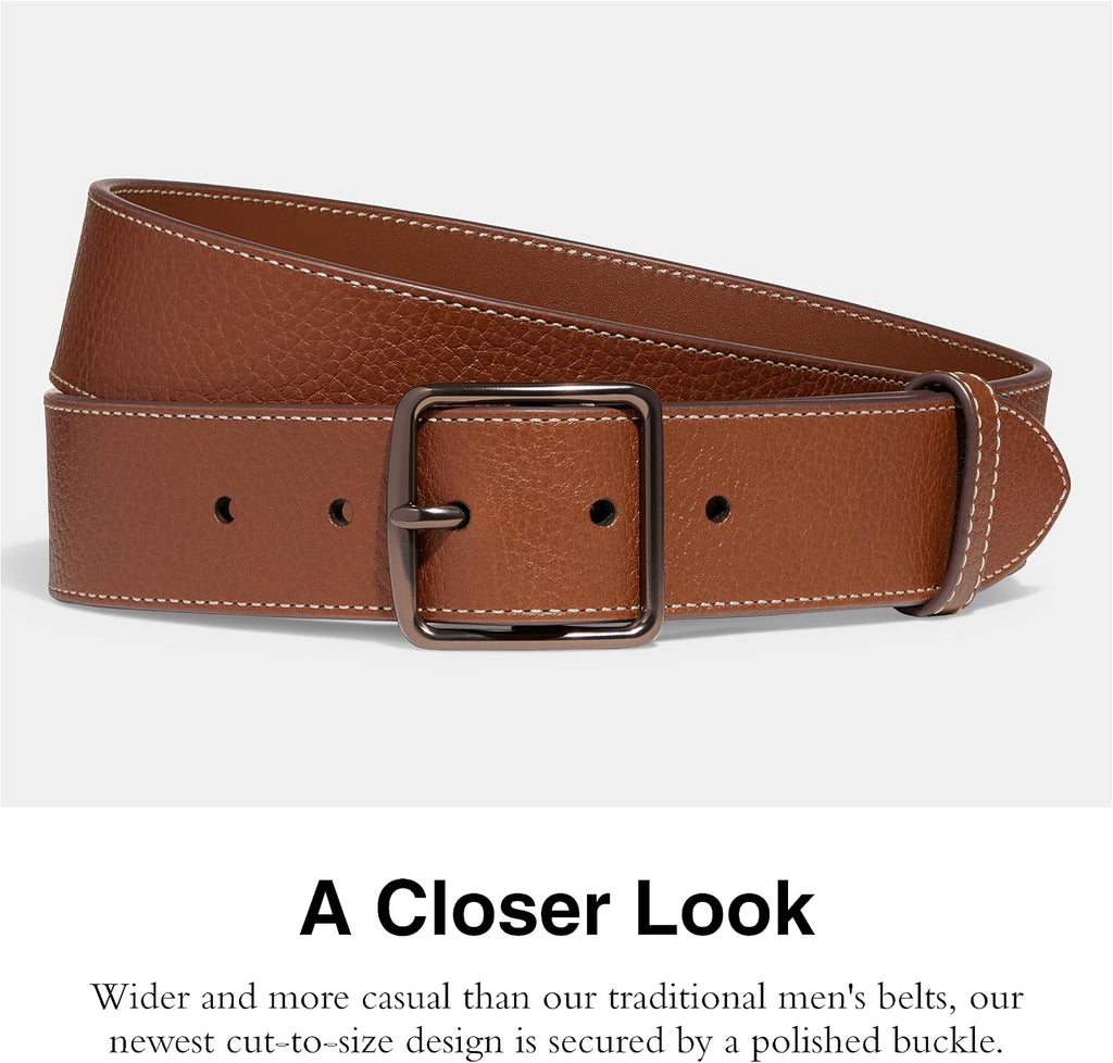 Coach Men's 38mm Harness Belt in Vegetable-tanned Leather
