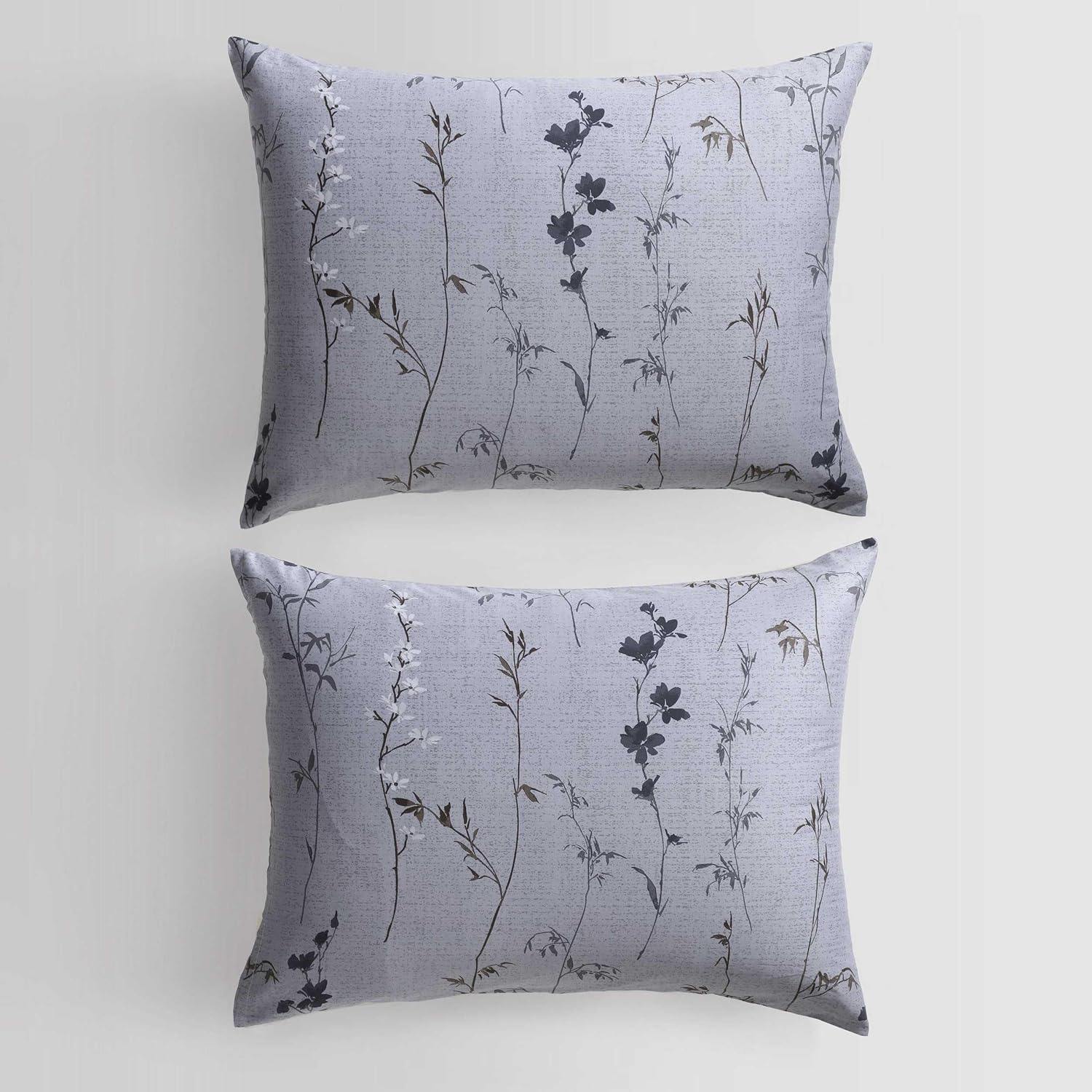 Calvin Klein - Queen Duvet Cover Set, Soft Cotton Sateen Bedding with Shams, Button & Corner Tie Closure (Wildflower Dusk Purple)